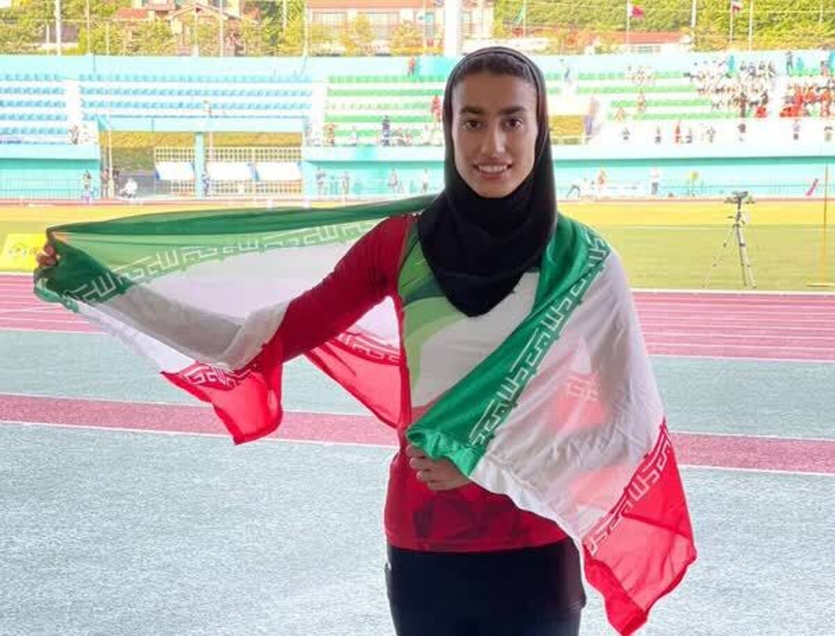 افتخار آفرینی نازنین فاطمه عیدیان برای کشورمان کسب طلای ۴۰۰ متر با مانع توسط این بانوی ایرانی