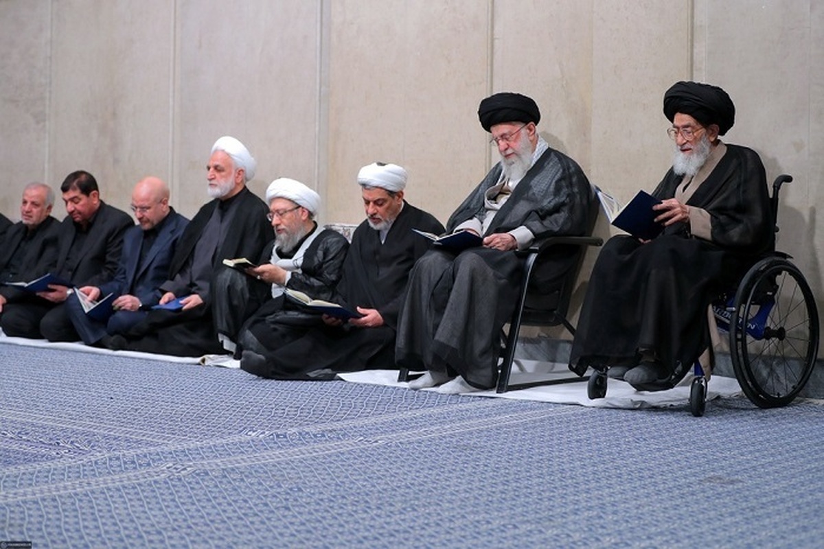 مجلس بزرگداشت شهدای خدمت در محضر مقام معظم رهبری (+عکس)