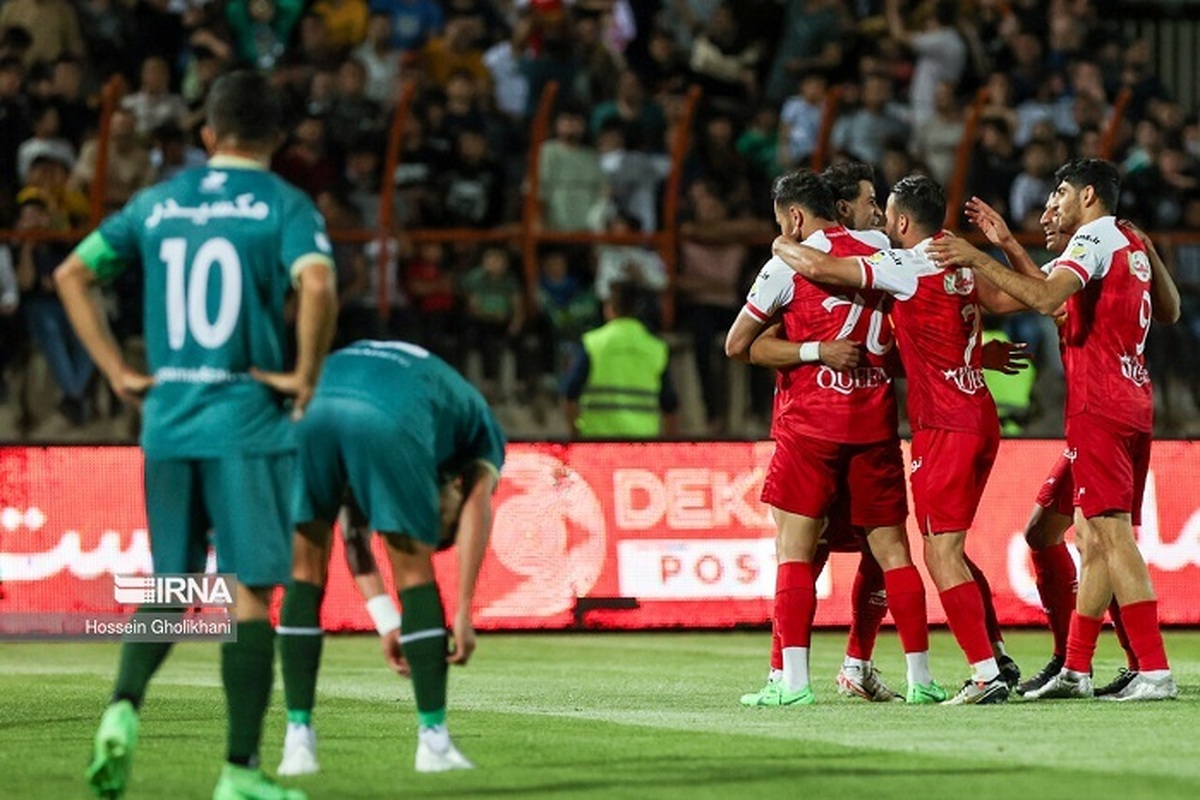 لیگ برتر فوتبال- شمس آذر و پرسپولیس (+عکس)