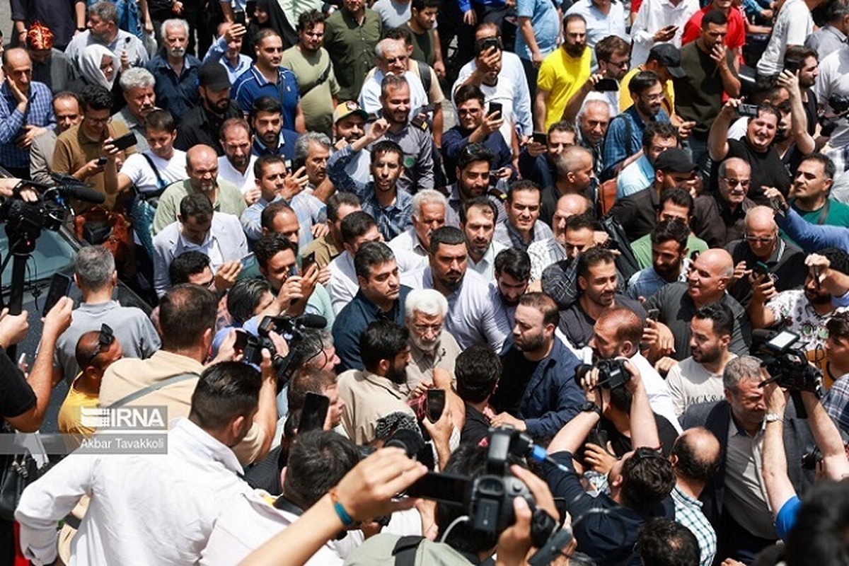 سعید جلیلی در بازار تهران (+عکس)