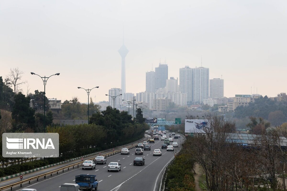 کیفیت هوای تهران در وضعیت قرمز