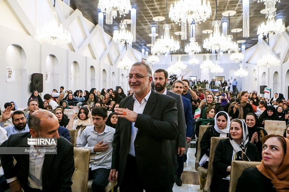 نشست انتخاباتی زاکانی با اصناف و کارگران (+عکس)