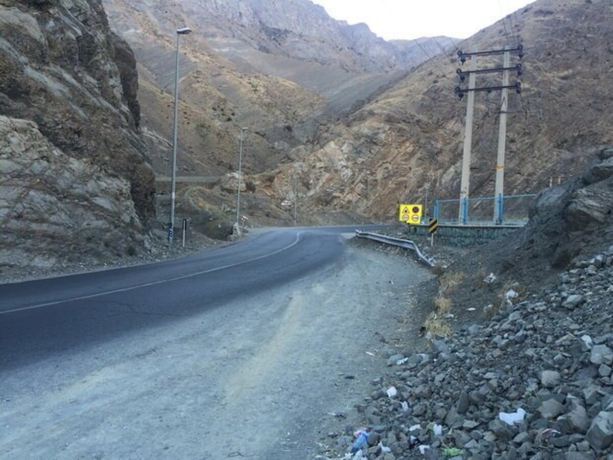 جاده چالوس مسدود شد