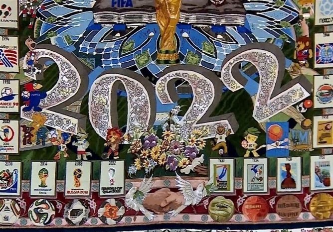 فرش تبریز در المپیک 2024 پاریس (+عکس) فرش تبریز در المپیک 2024 پاریس (+عکس)