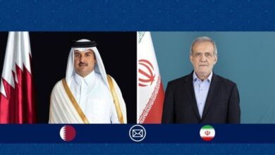 پیام تبریک پزشکیان به امیر قطر