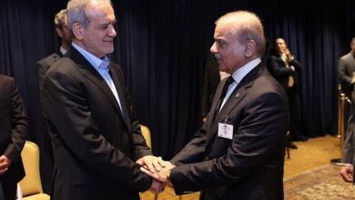 دیدار شهباز شریف و پزشکیان در قاهره