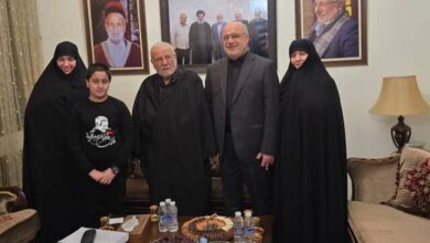 دیدار سفیر ایران در لبنان با خانواده شهید سید حسن نصرالله