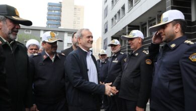 بازدید پزشکیان از ستاد فرماندهی پلیس راهنمایی و رانندگی تهران بزرگ
