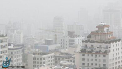 گرد و خاک در راه تهران کیفیت هوا کاهش می یابد
