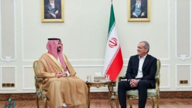 دیدار وزیر دفاع عربستان با رئیس جمهور