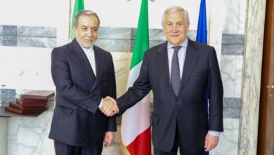 دیدار عراقچی با وزیر امور خارجه ایتالیا