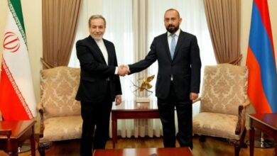 دیدار و گفتگوی عراقچی با وزیر خارجه ارمنستان