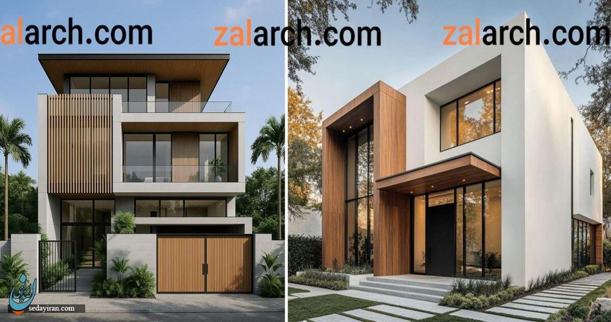 جدیدترین نمای ساختمان ویلایی