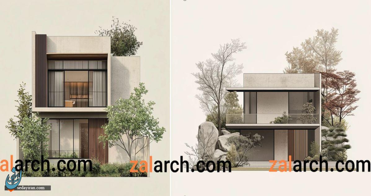 جدیدترین نمای ساختمان ویلایی