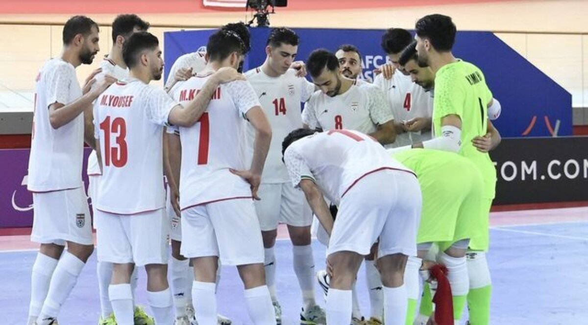 فوتسال ایران بر بام آسیا ایستاد