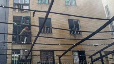 آتش‌سوزی ساختمان مسکونی در اکباتان تهران با 32 مصدوم