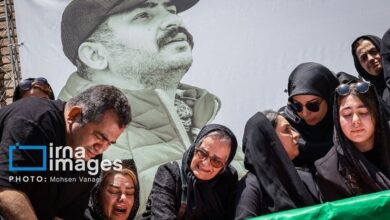 پیکر حمیدرضا درجاتی تشییع شد