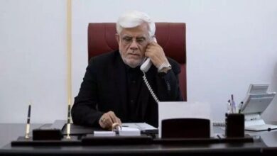 عارف جویای وضعیت آتشسوزی پارک ملی گلستان شد