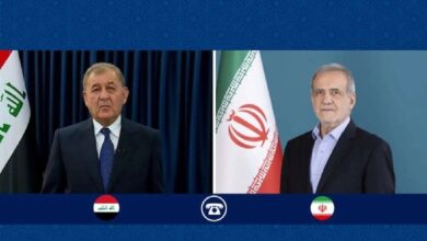 گفت‌وگوی تلفنی روسای جمهور ایران و عراق