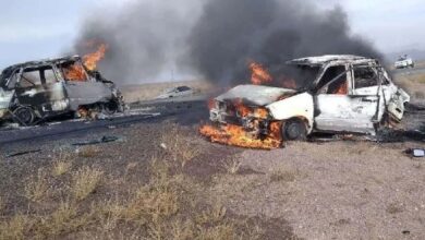 تصادف هولناک شوتی سوخت‌بر با 7 کشته در میناب هرمزگان