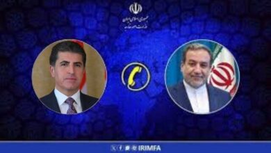گفتگوی «عراقچی» و «بارزانی» درباره حملات رژیم صهیونیستی به ایران