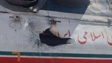بالگرد امدادی هلال احمر زنجان در حمله رژیم صهیونیستی آسیب دید