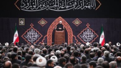 برگزاری مراسم عزاداری شب هشتم محرم در حسینیه امام خمینی