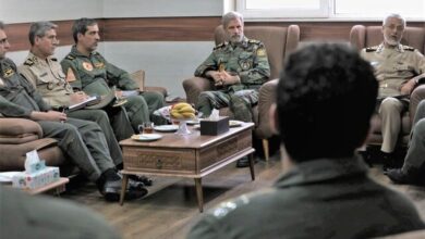بازدید فرمانده کل ارتش از پایگاه هوایی شهید لشگری