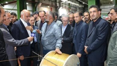 طرح توسعه نخ تایر صبا با حمایت وزیر کار وارد مرحله اجرایی شد
