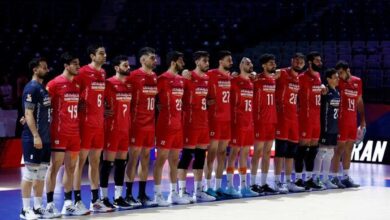 آرژانتین مقابل والیبال ایران زانو زد
