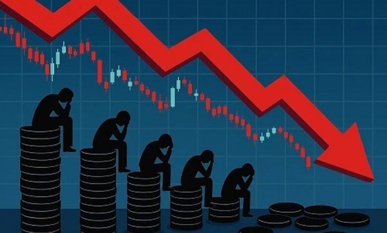 بورس در سراشیبی سقوط