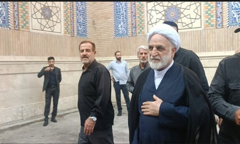حضور محسنی اژهای در مراسم بزرگداشت سپهبد رشید (+عکس)