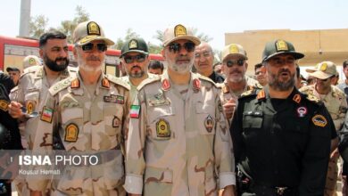بازدید سردار رادان فرمانده انتظامی کشور از مرز خسروی (+عکس)