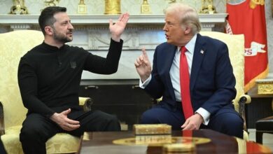 ترامپ خطاب به زلنسکی: هدفم از نشست با پوتین دستیابی به آتش‌بس است