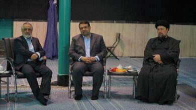 گفت‌وگو و دیدار مدیرعامل بانک ملی ایران با سید حسن خمینی
