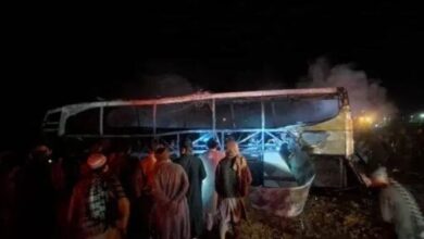 تصادف اتوبوس در افغانستان با دست کم 76 کشته