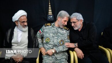 مراسم چهلمین روز شهادت سردارسپهبد باقری (+عکس)
