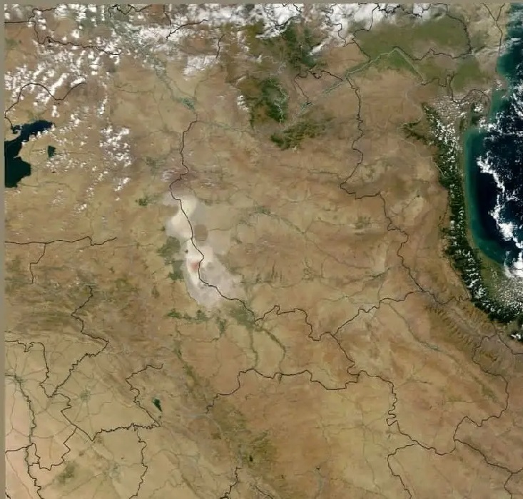 دریاچه ارومیه به طور کامل محو شد