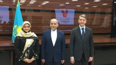 تاکید دیپلمات کشورمان بر گسترش همکاری اقتصادی و تجاری میان ایران و قزاقستان