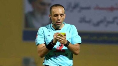 وحید کاظمی داور بازی تراکتور - پرسپولیس شد