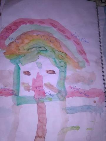 بالن که با اتیش پرواز میکنه آوینا دلفانی 4 ساله از خرم آباد